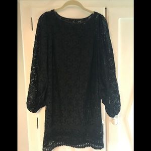 Navy Lace dress with slip. Never worn.